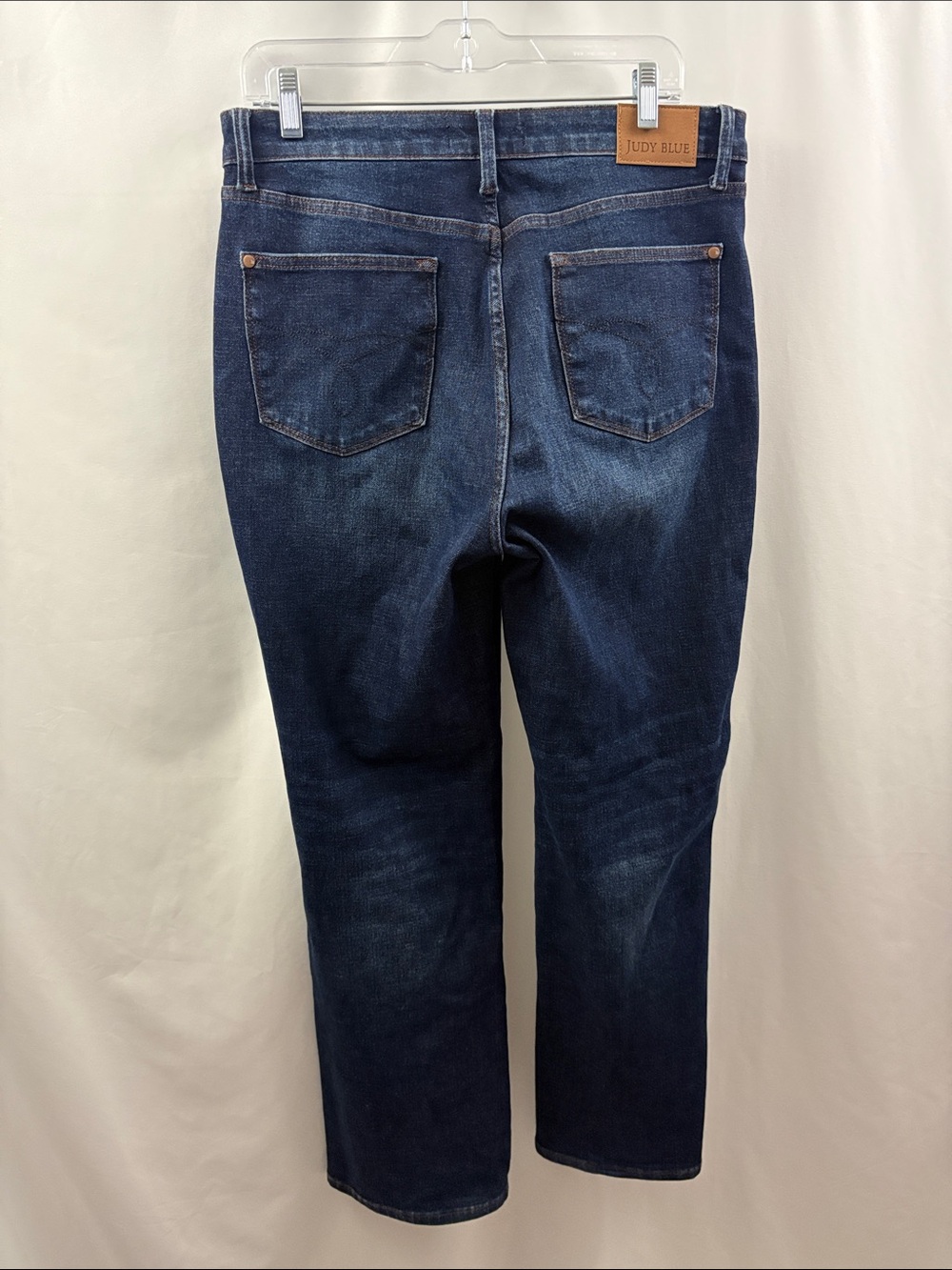 Judy Blue Jeans Womens Size 13/31 Straight Fit Stretch Blue Denim Buttonfly - Picture 5 of 7
